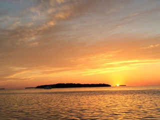 Romantic sunset in Florida