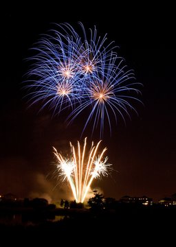 Firework on 14th July in France