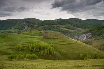 Fototapeta na wymiar Beautiful landscape in Apuseni, Romania