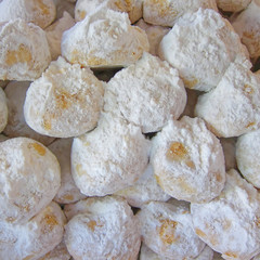 home made Greek christmas cookies, 