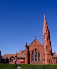 Obraz premium Woodhill Baptist Church in Colwyn Bay, North Wales