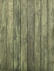 Fototapeta na wymiar Old green grungy boards, rustic wood background, barn, fence, barn, wooden wall