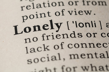 definition of lonely