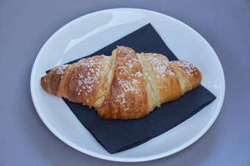 cake on plate for snack