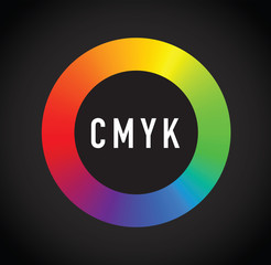 cmyk round colour selector