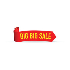 big red sale sign