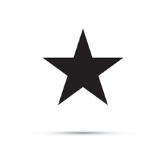 3d star shape icon