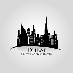 Naklejka premium Dubaj, Zjednoczone Emiraty Arabskie