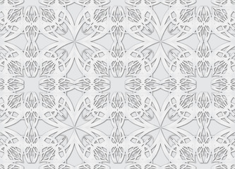Grey Vintage pattern backgrounds for design.