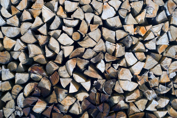 patterned wood warehouse