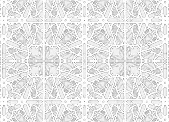 Obraz premium Grey Vintage pattern backgrounds for design.