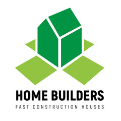 Isometric 3d house with perspective.