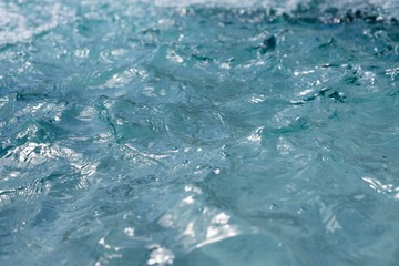 Fountain with crystal clear blue water. Slovakia