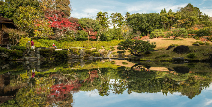 Japanese garden in Kyoto