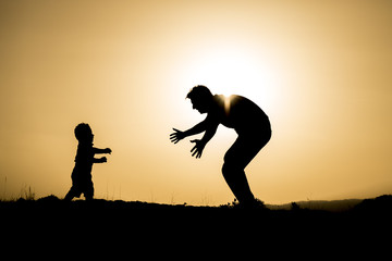 Father and his son © sezer66