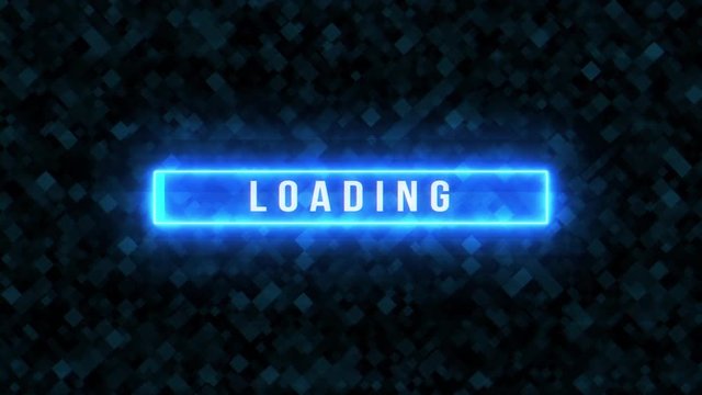 Animation Digital Glitch Error Loading Bar