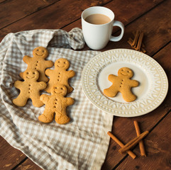 Home made gingerbread men