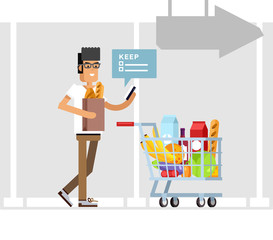 Concept illustration for Shop,