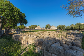 Fototapeta na wymiar Panagia Chrysopolitissa Basilica in Paphos