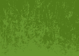 Green grunge texture. Shabby colored surface. Rectangular horizontal aged background.