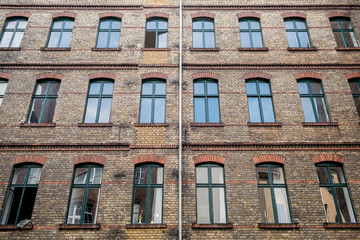 Obraz premium backyard , facade of old building in Berlin