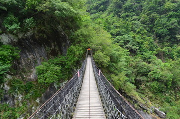 long suspended bridge