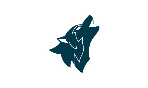 Wolf Head Logo Template 