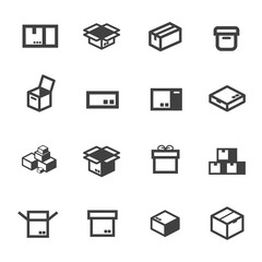 Box Packaging Business Logo Icon Vector