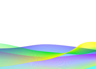 Spin waves in different colors abstract background for your business creative design.