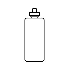 water bottle icon over white background. vector illustration