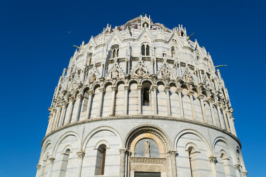 Baptistery of Saint John  in Pisa, Italy.