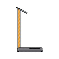 industrial weight scale machine image vector illustration