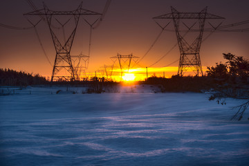 Fototapeta premium Coucher de soleil