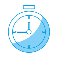 chronometer icon over white background. vector illustration