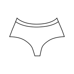 women underwear icon over white background. vector illustration