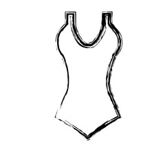 Women swimsuit icon over white background. vector illustration