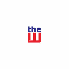 the W letter logo vector