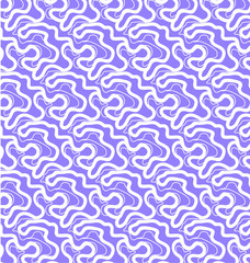 Zig-zag-patterned geometric patterns