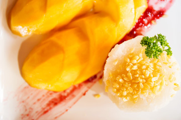 Mango sticky rice