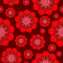 red flower background