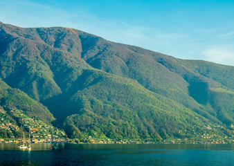Lake Maggiore in Locarno, Switzerland
