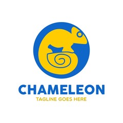 Unique Chameleon Logo