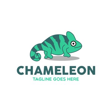 Unique Chameleon Logo