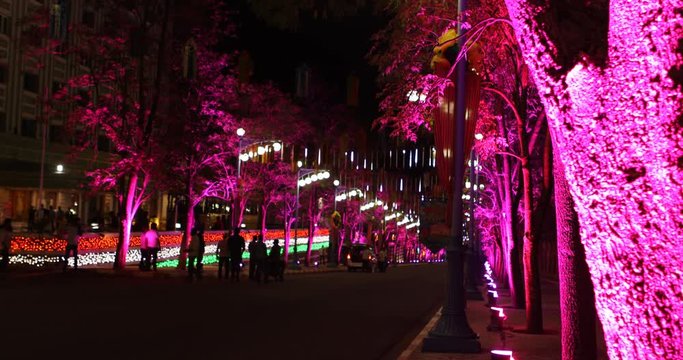 Light Decoration in the street