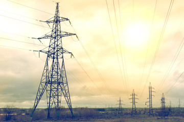 High voltage transmission lines