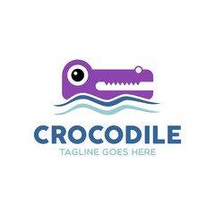 Unique Crocodile Logo Mascot Character