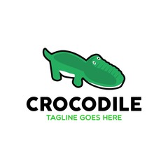 Unique Crocodile Logo Mascot Character