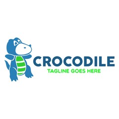Unique Crocodile Logo Mascot Character
