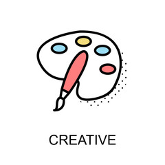 Obraz premium Creative Graphic Icon.Vector Illustration