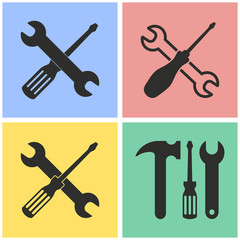 Tool icon set.